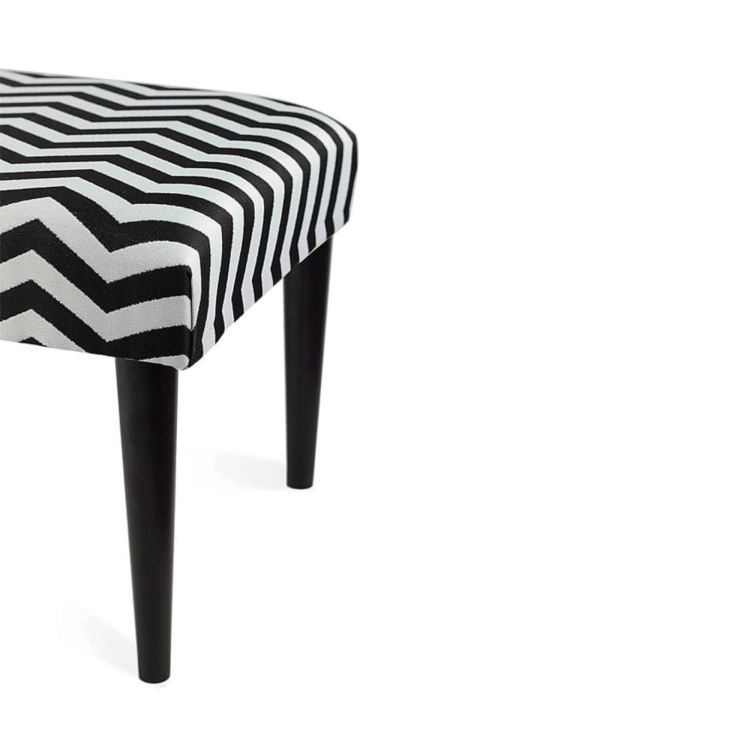 banc rembourré pour le couloir