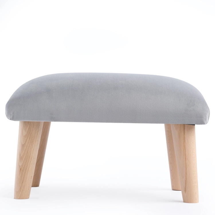 Tabouret scandinave gris, meuble minimaliste et pratique