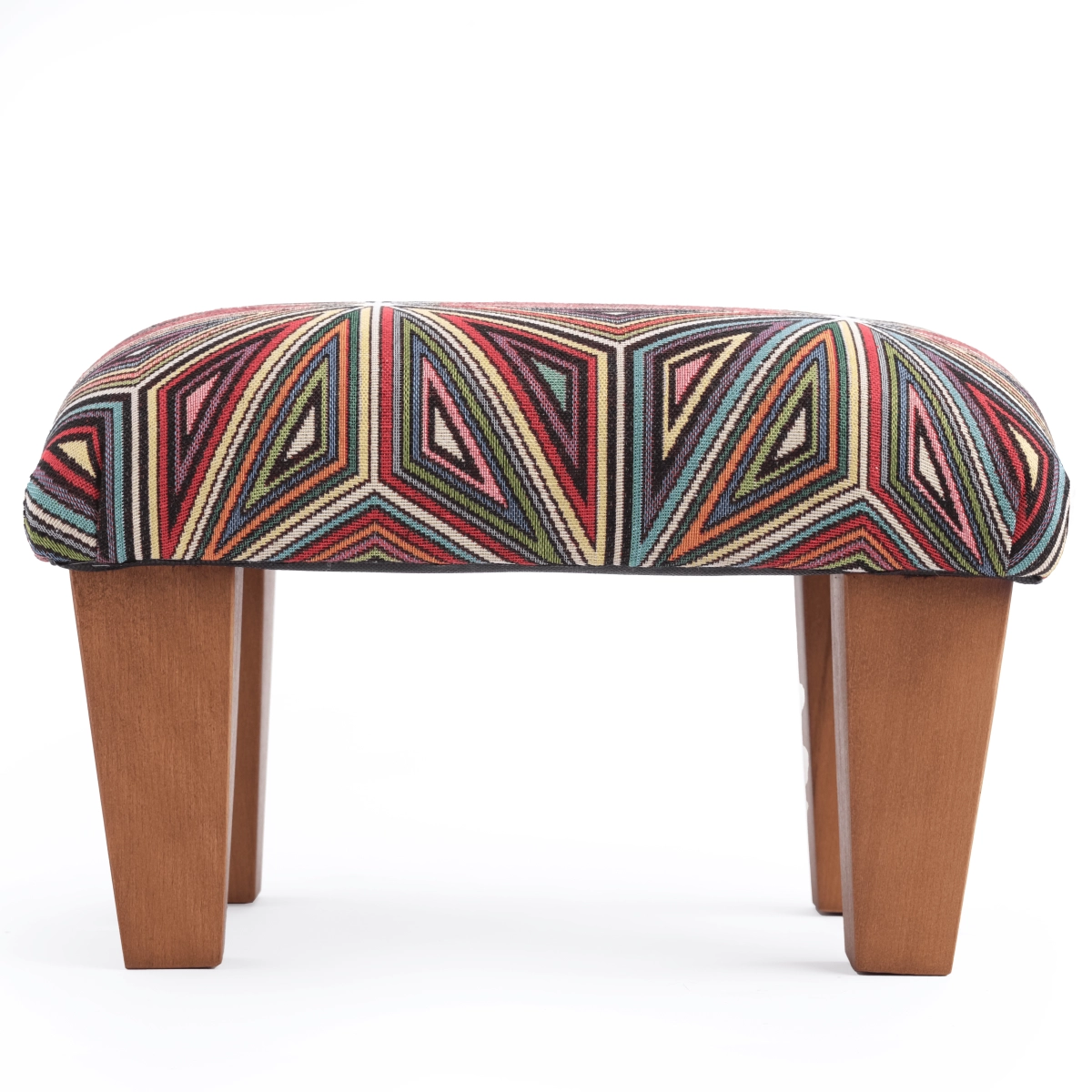 Repose-pieds confortable pour fauteuil avec revêtement coloré, design original