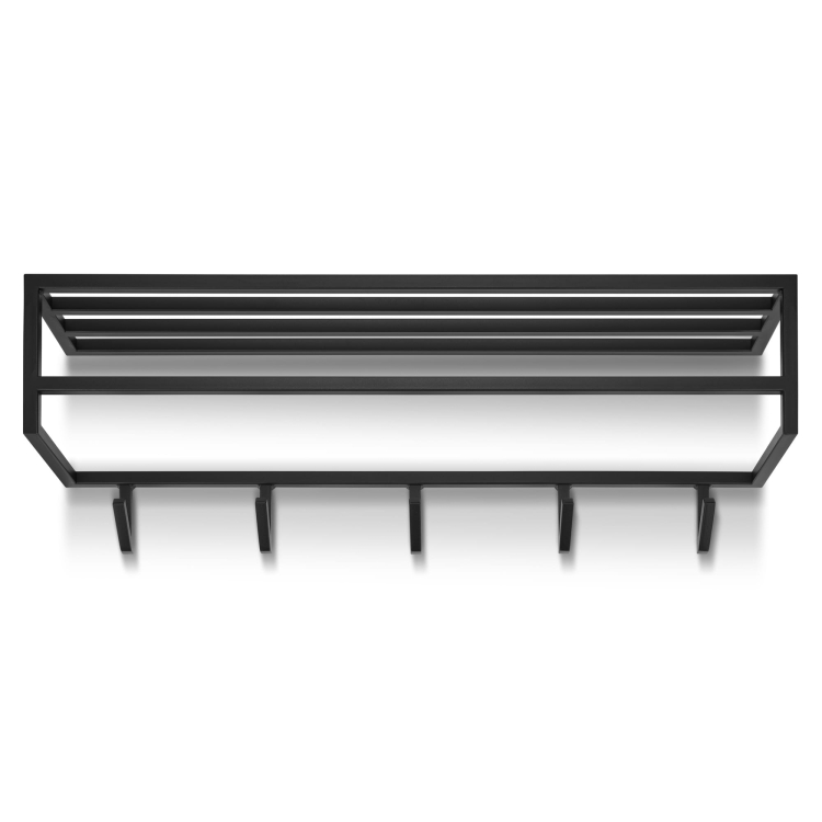 cintres avec étagère pour le couloir