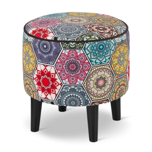 pouf rond oriental