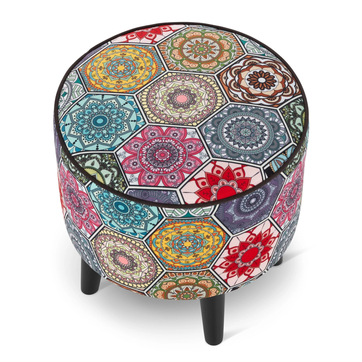 pouf rond oriental