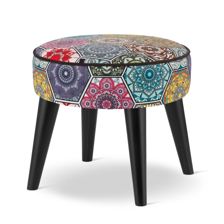pouf rond oriental