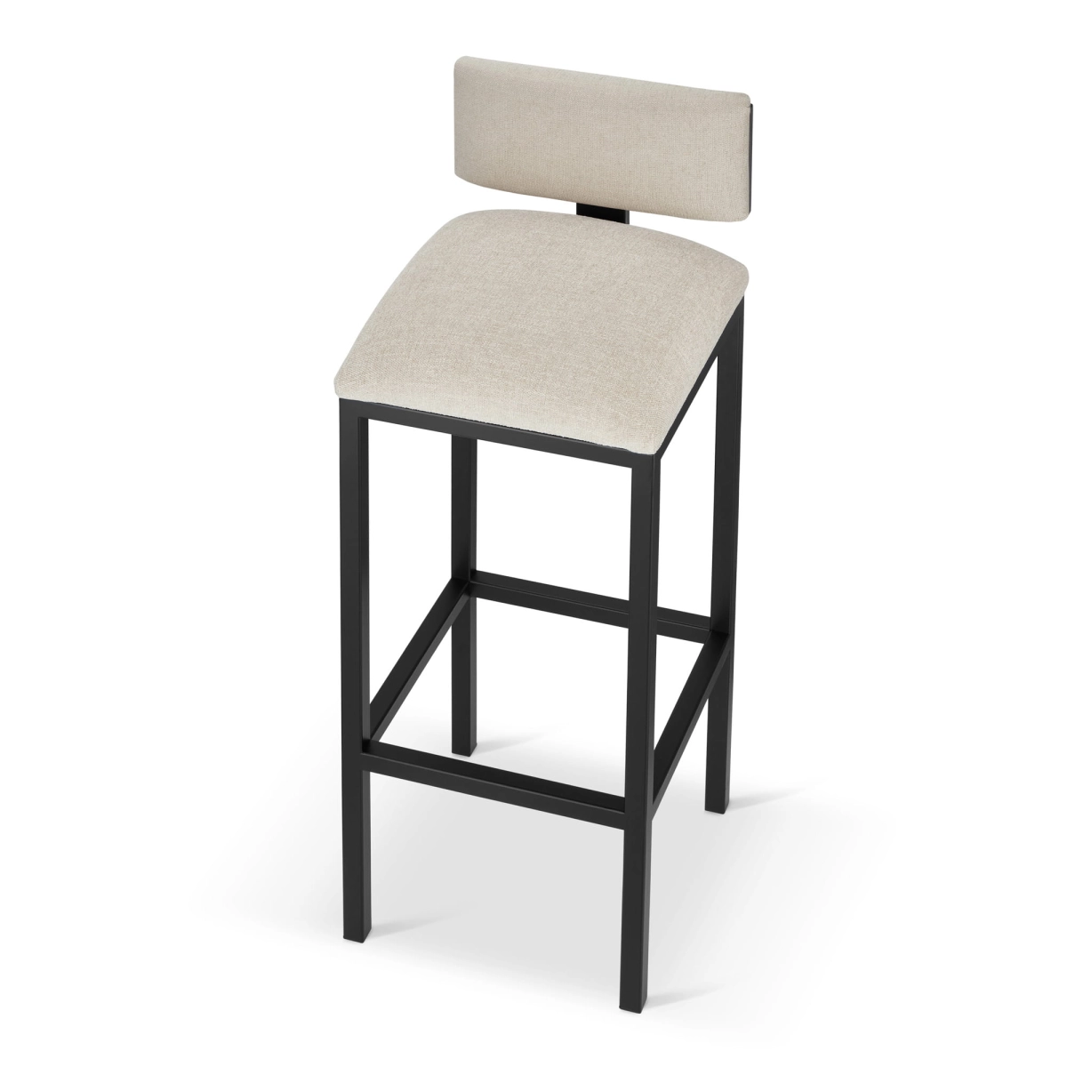tabouret de bar rembourré couleur crème