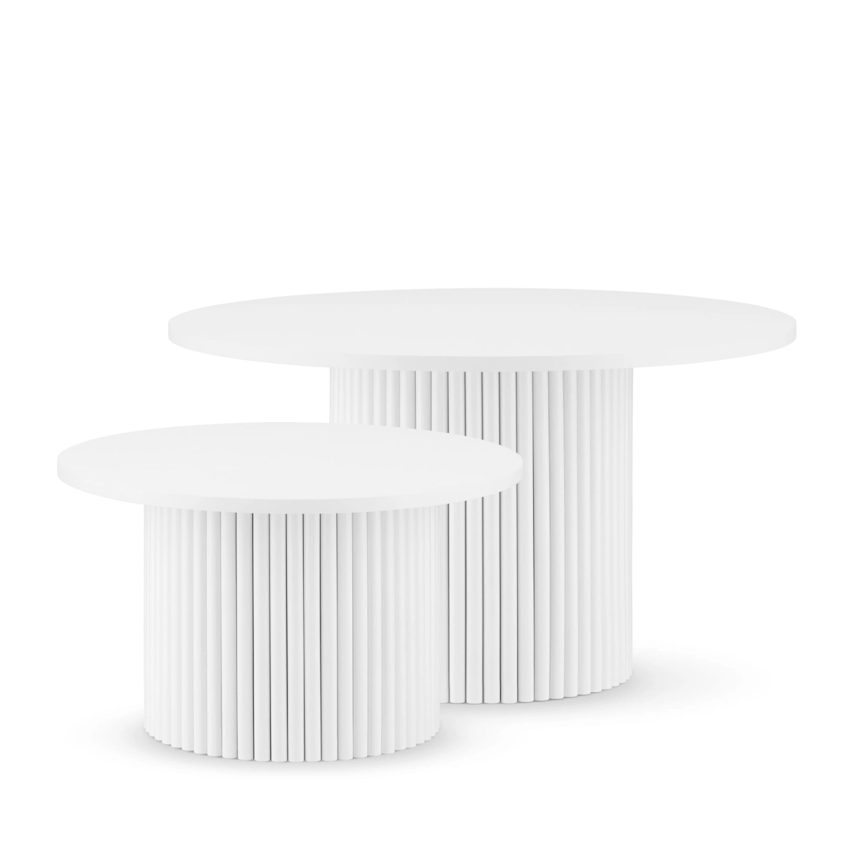 un ensemble de tables rainurées