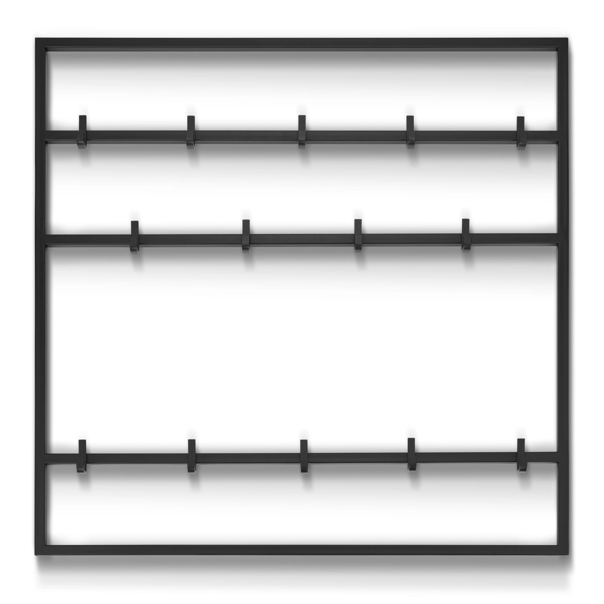 Patère murale en métal noir pour le couloir, pratique et élégante