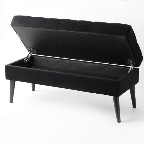 banc ouvert avec assise matelassée