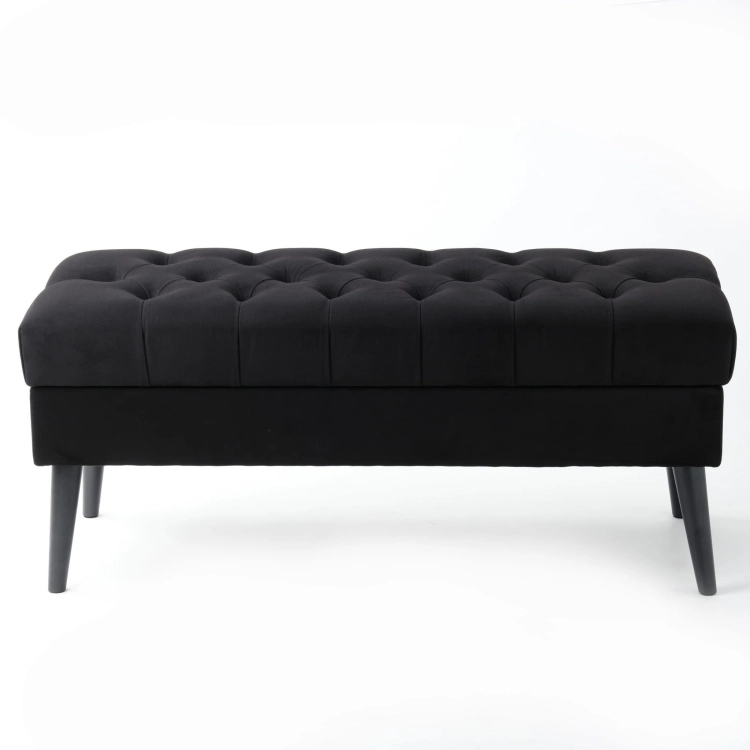 banc ouvert avec assise matelassée