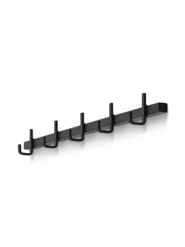 cintre décoratif en acier noir pour le couloir, pratique et esthétique