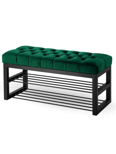 banc avec espace pour les chaussures