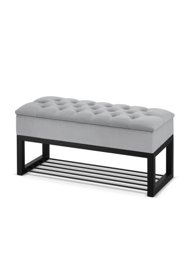 banc à chaussures avec conteneur