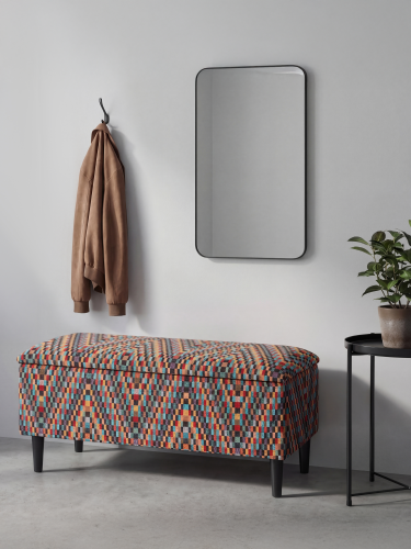 pouf coloré avec rangement
