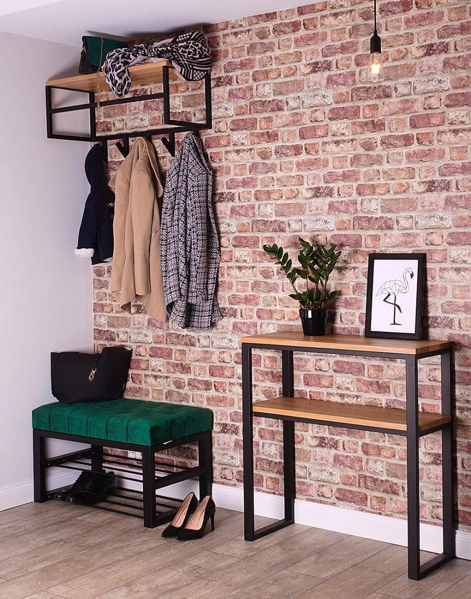Couloir de style industriel