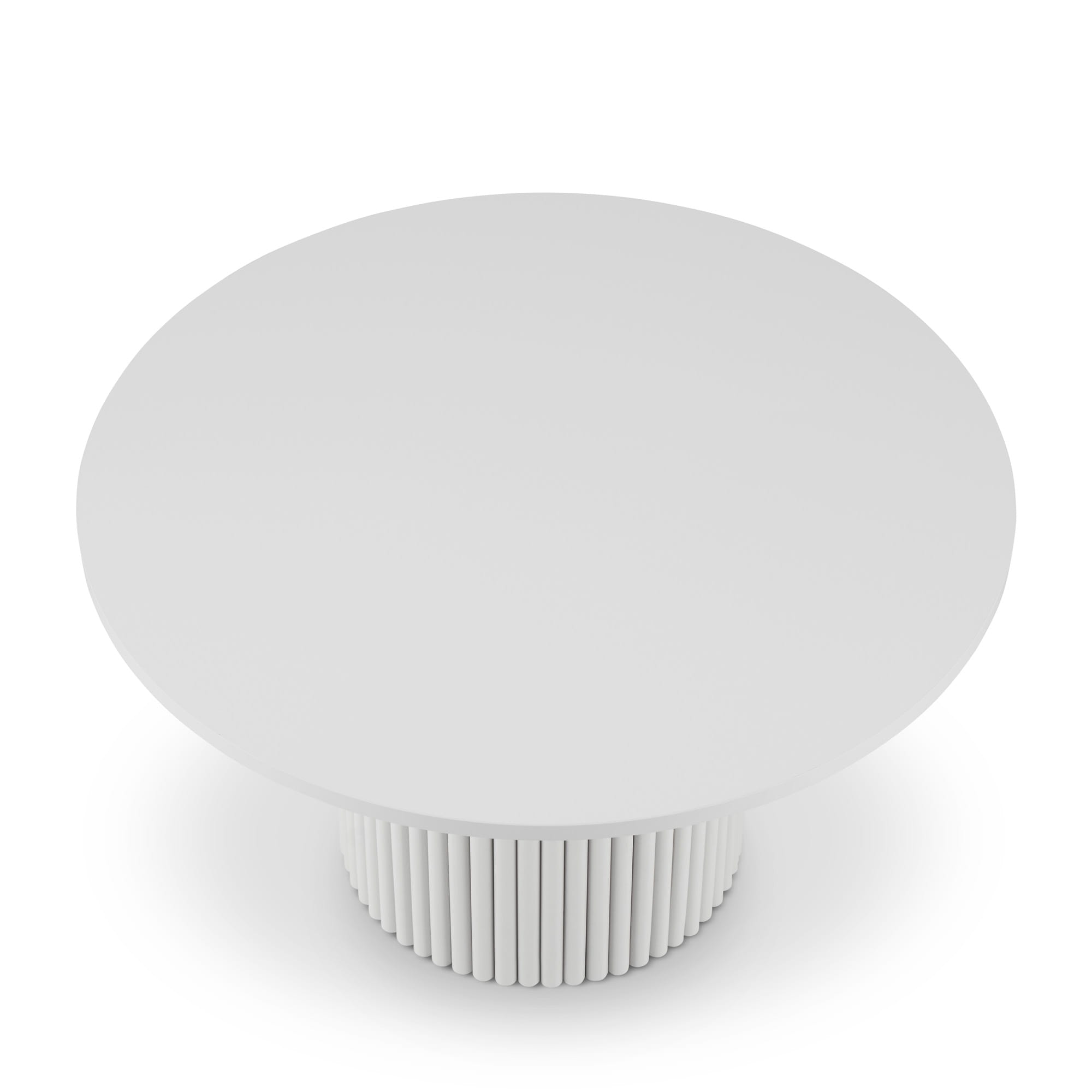 table basse ronde grise