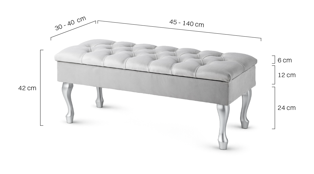 Banc rembourré