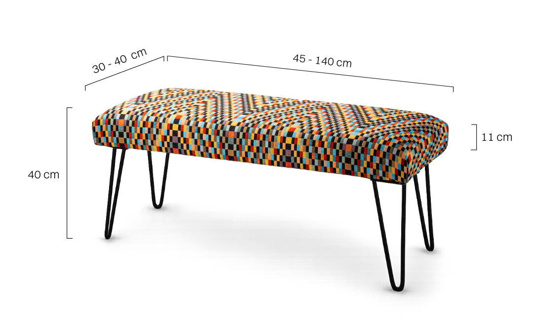 Banc rembourré