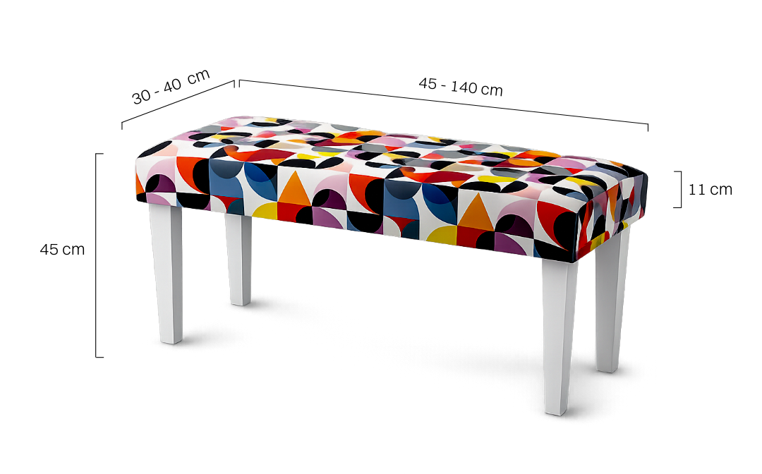 Banc rembourré