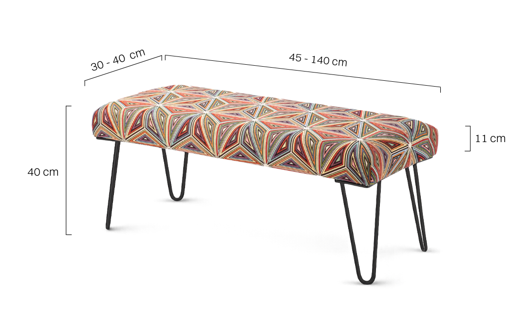 Banc rembourré