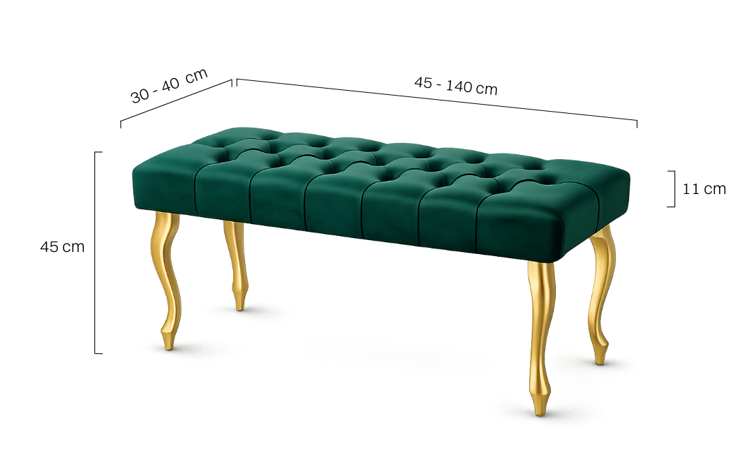 Banc rembourré