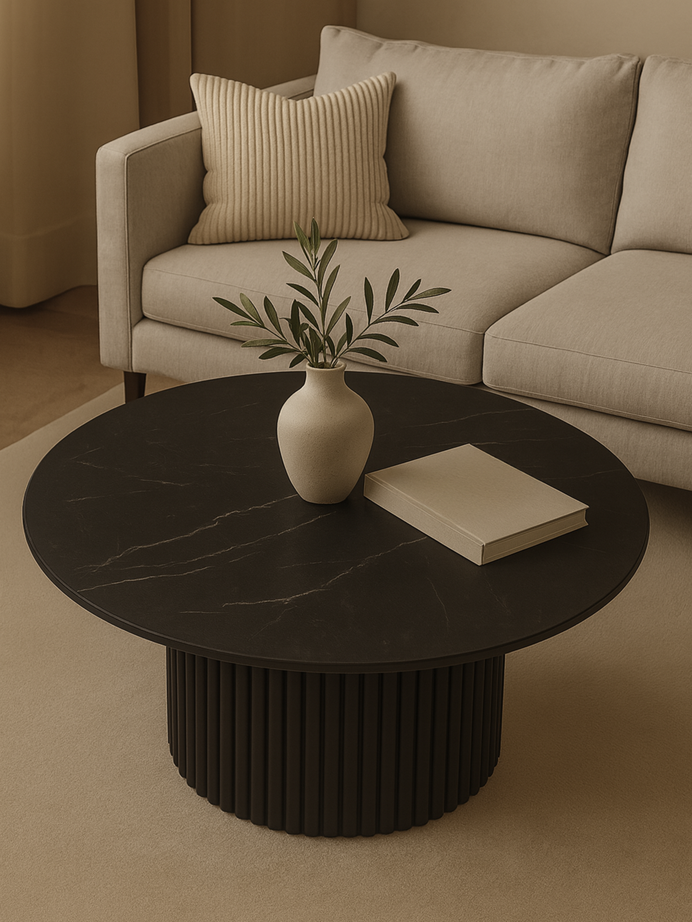 Table basse en pierre - Kleo