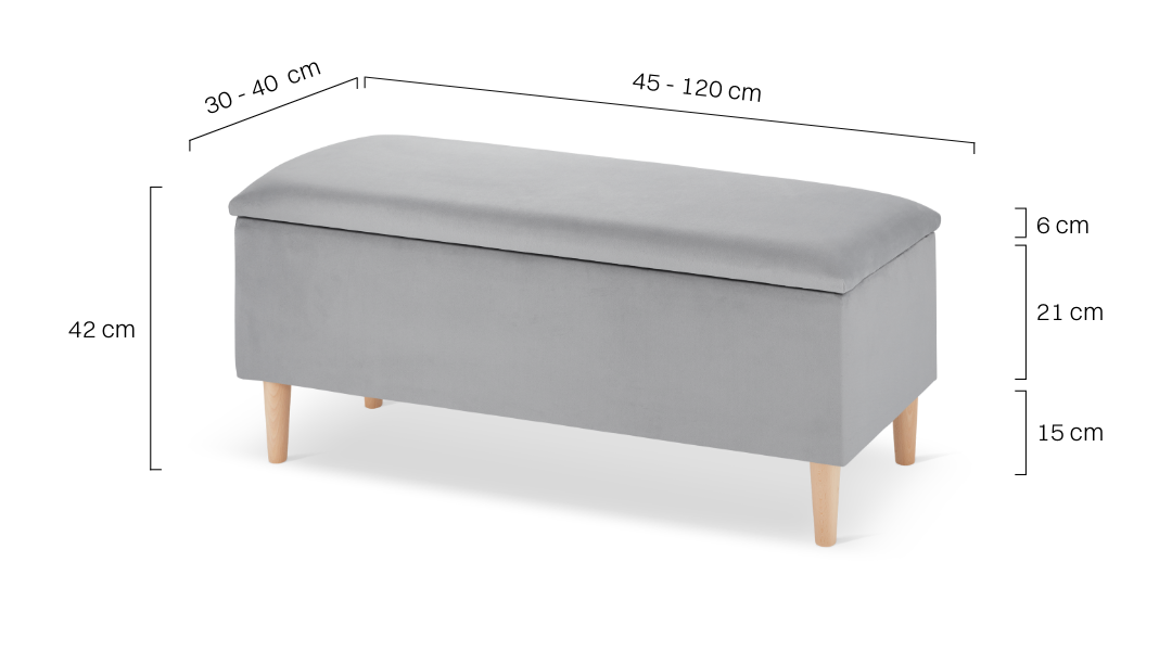 hoher Kofferraum mit Sitz