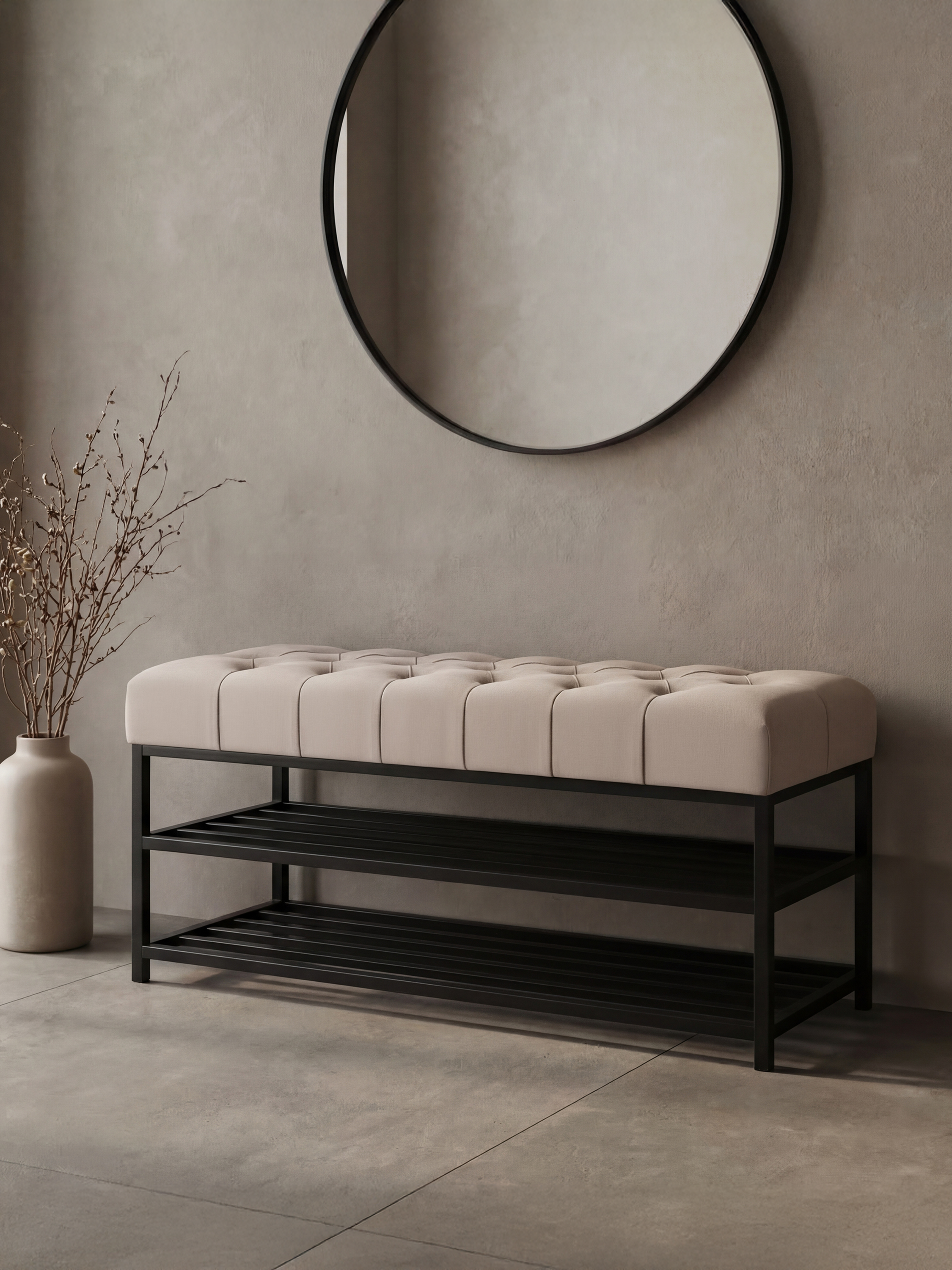 Banc chaussures Neoloftdock Capitonné 2