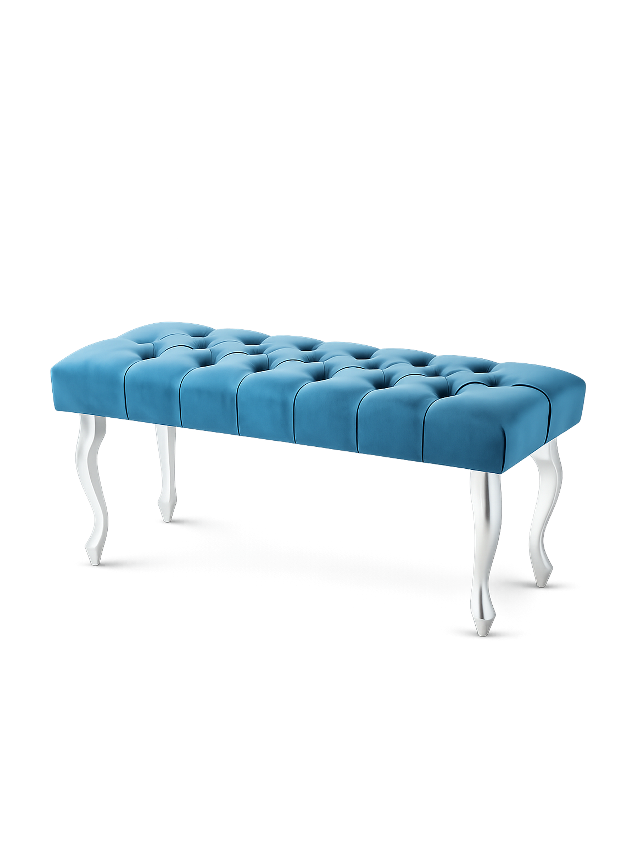 Banc Louisa Capitonné turquoise