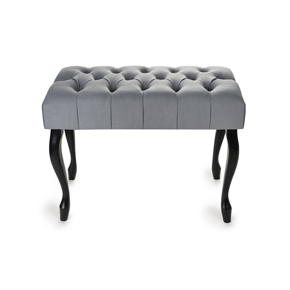 Fauteuil De Bureau Siège Hauteur Ajustable Rembourré Matelassé En Cuir Pu Gris Fonce Orlando 84646212